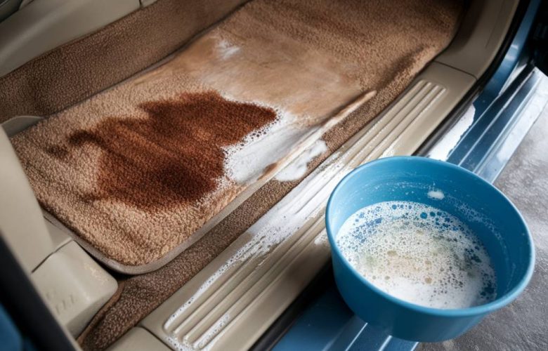 Comment détacher les moquettes et tapis de voiture avec des ingrédients maison