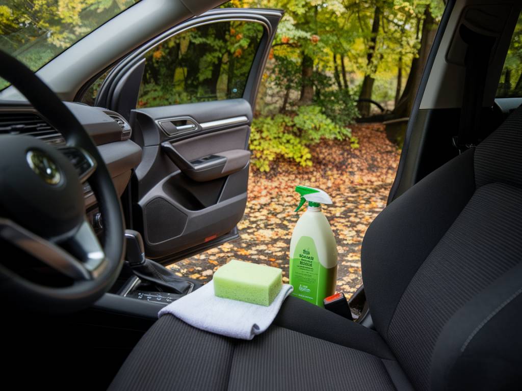 Nettoyage écologique de l'intérieur de votre voiture pour un habitacle sain