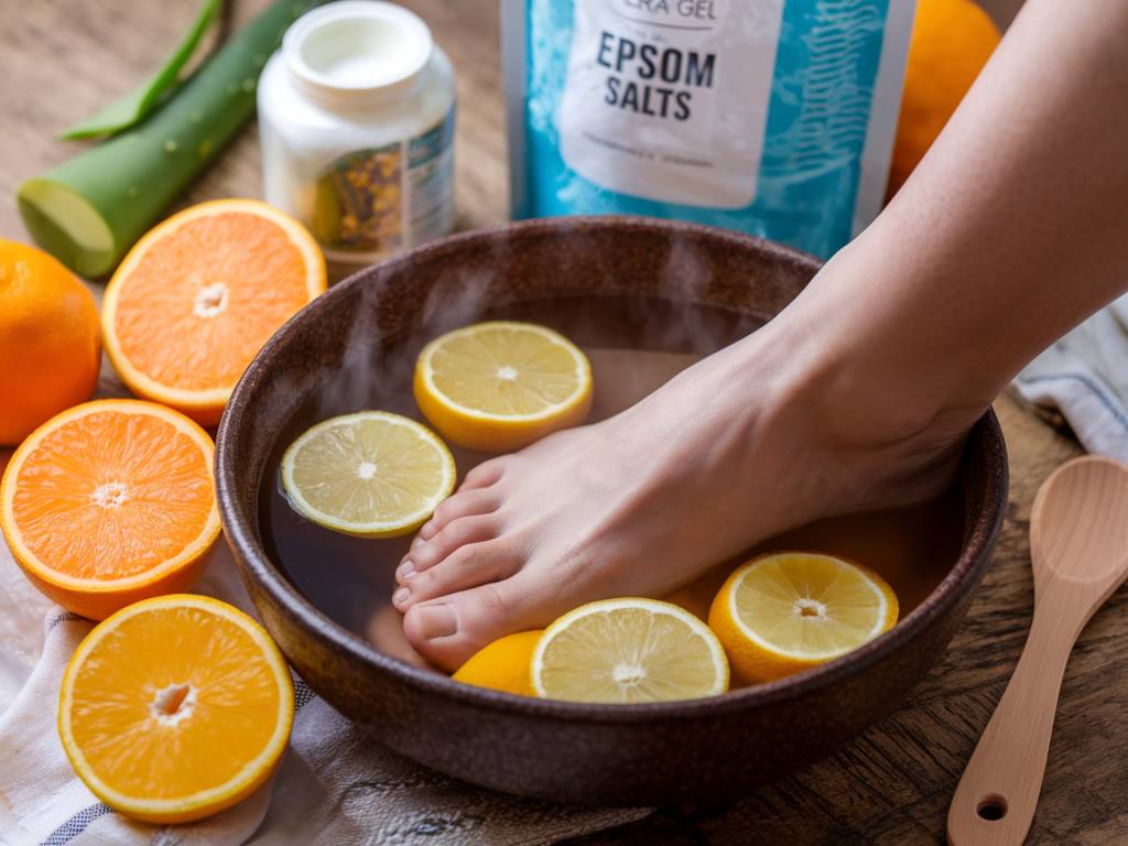 Remède de grand-mère pour pied qui brûle : secrets naturels et astuces maison