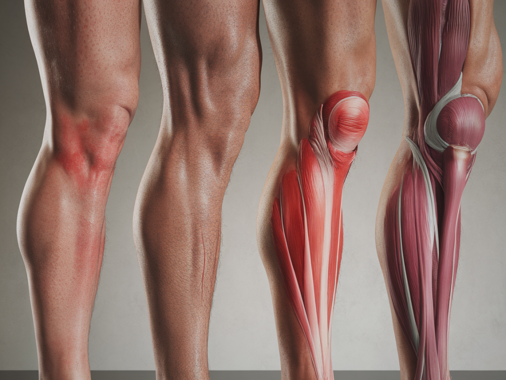 Les types de déchirures musculaires : légère, modérée et sévère