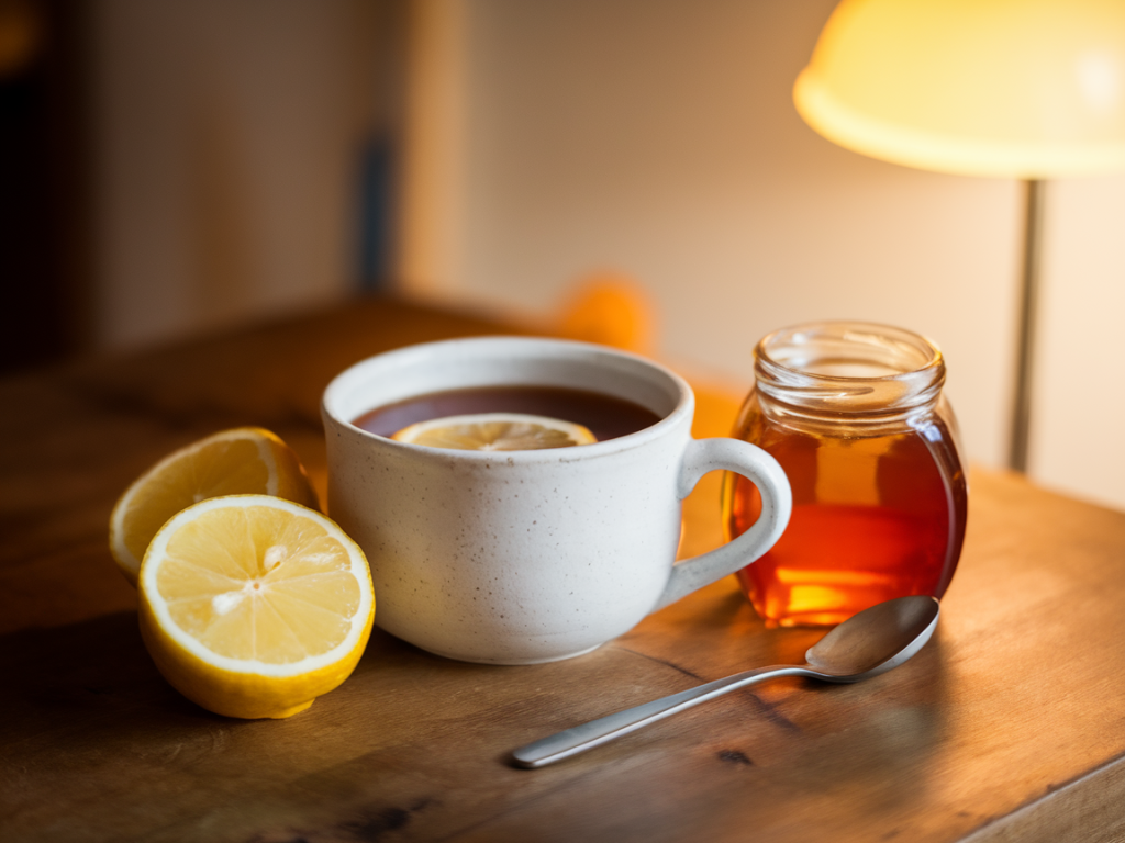 Le pouvoir apaisant du miel et du citron