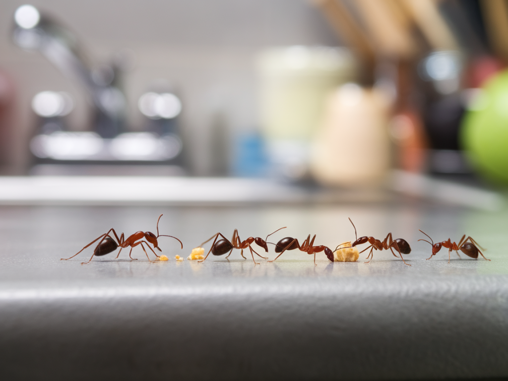 Les raisons principales d'une invasion de fourmis