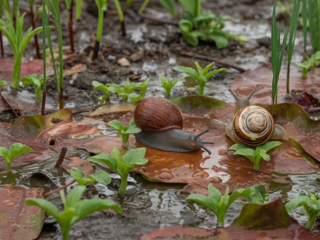 Pourquoi les limaces et escargots envahissent-ils le jardin ?