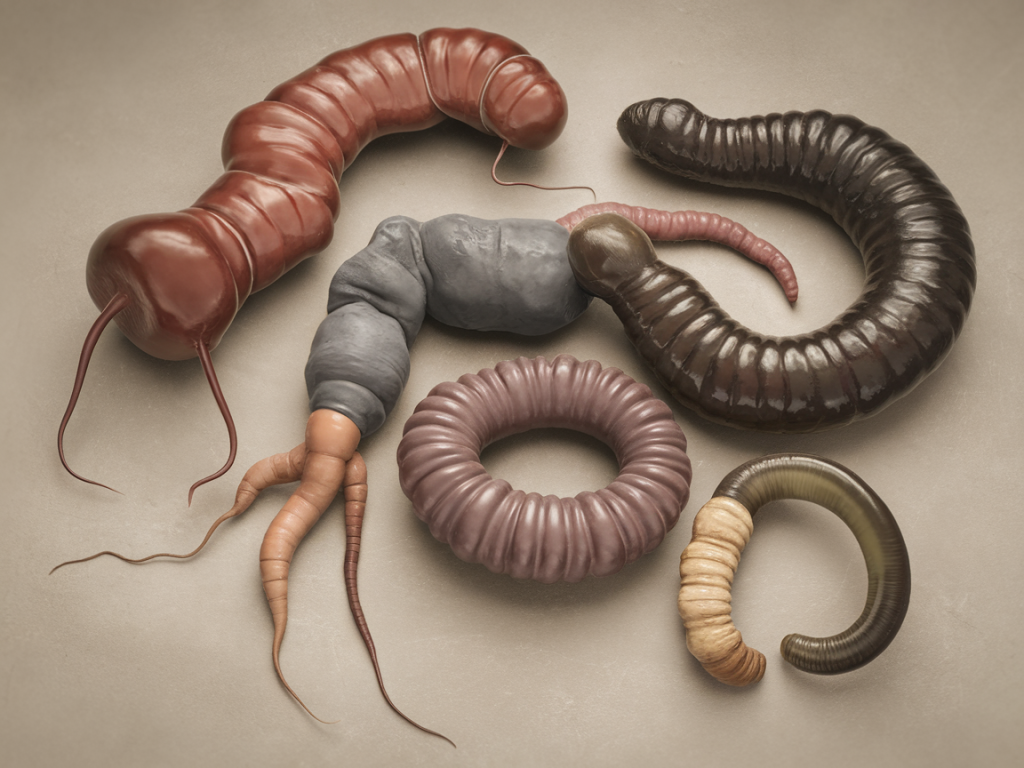 Les différents types de vers intestinaux les plus fréquents