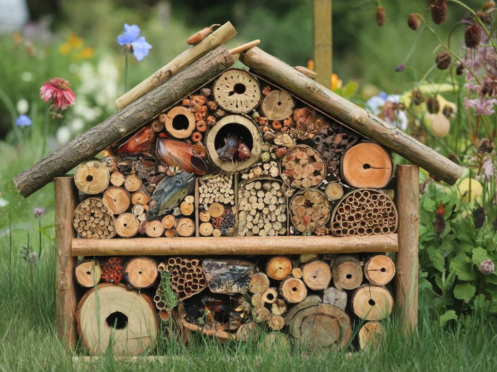 "Concevoir un hôtel à insectes pour votre jardin : guide pratique et astuces écologiques"