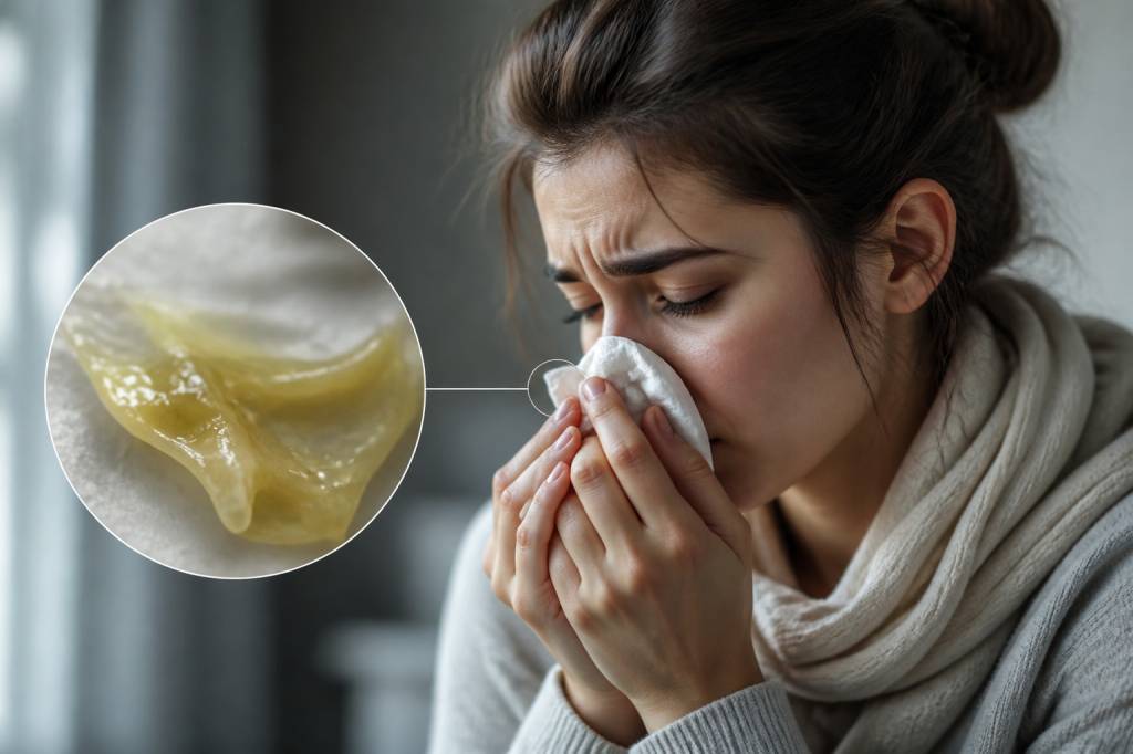 Glaire jaune : que signifie cette couleur et quand s’inquiéter ?