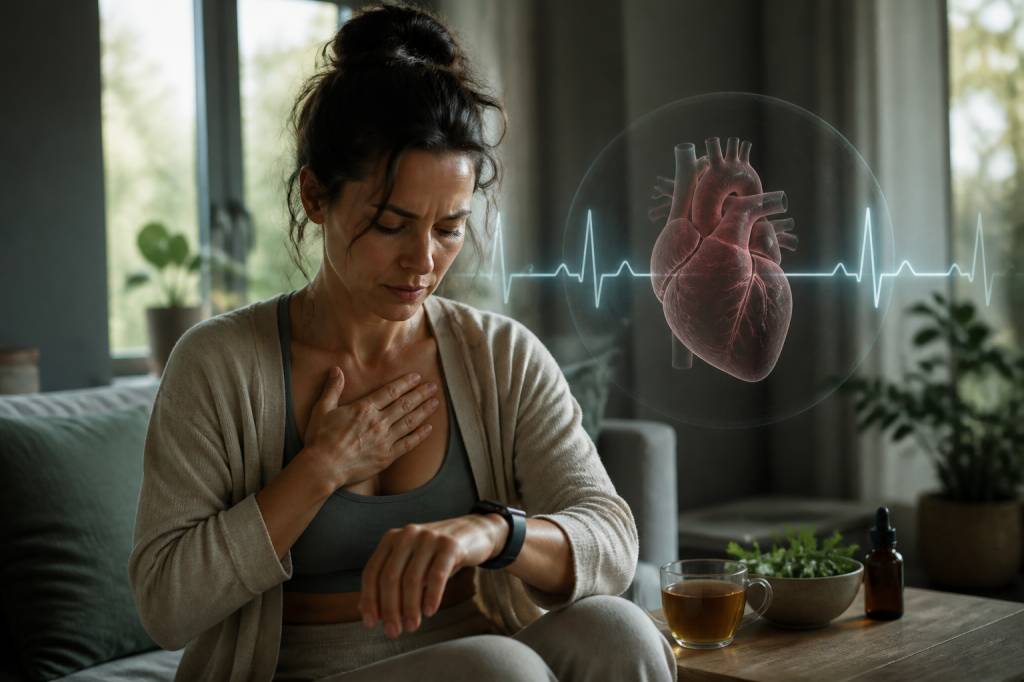 Battements cardiaques au repos : causes, conseils naturels et quand s’inquiéter
