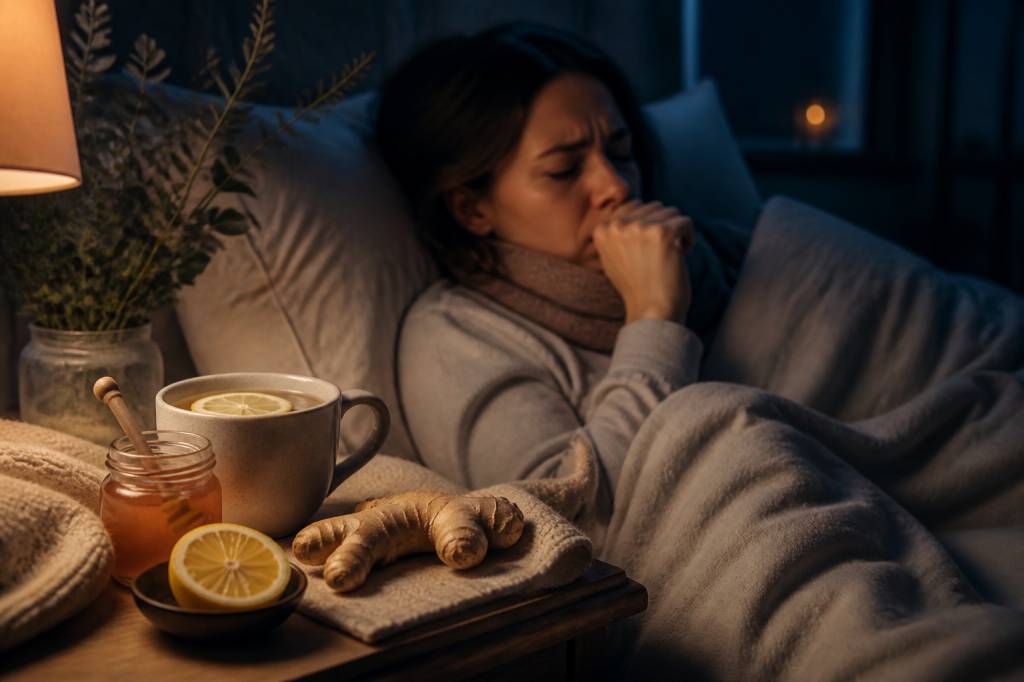 Comment calmer une toux nocturne rapidement avec des remèdes de grand-mère
