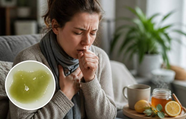 Crachat vert épais : causes et remèdes naturels