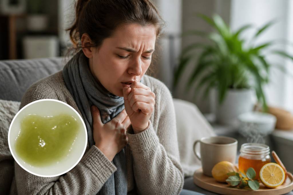 Crachat vert épais : causes et remèdes naturels
