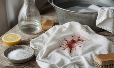 Reméde de grand mère : comment faire partir des tâches de sang sur les vêtements