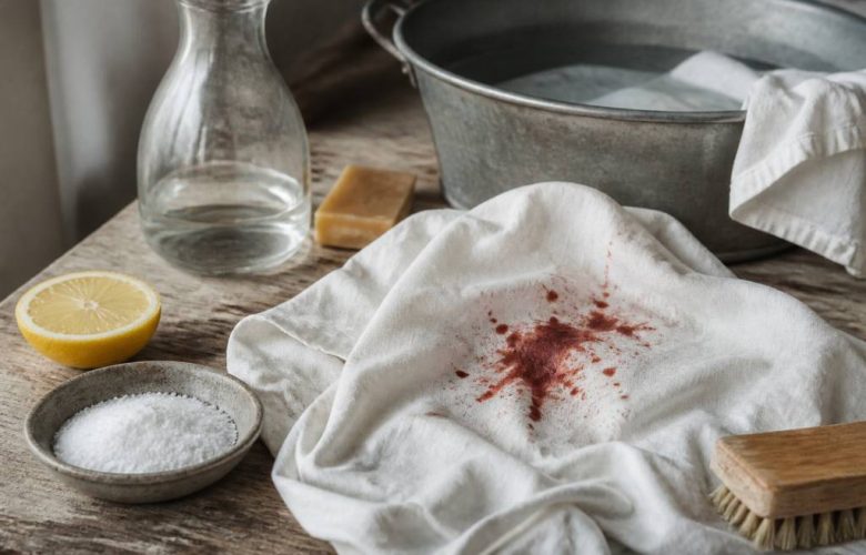Reméde de grand mère : comment faire partir des tâches de sang sur les vêtements