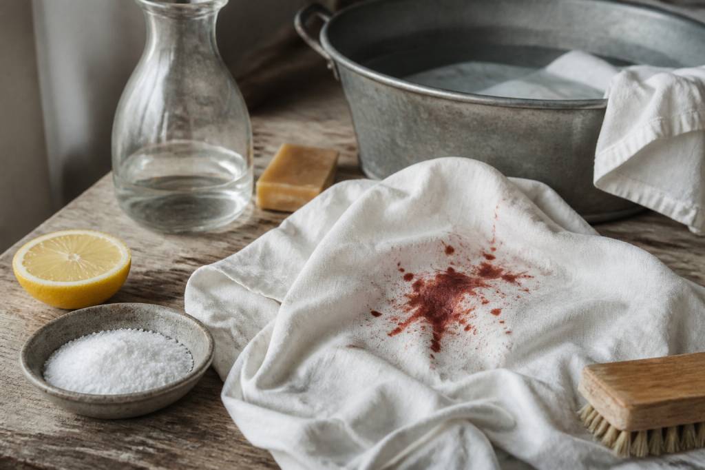 Reméde de grand mère : comment faire partir des tâches de sang sur les vêtements