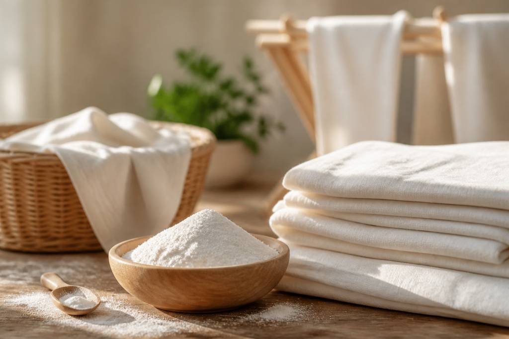 Blanc de meudon pour le linge : l’astuce naturelle et économique