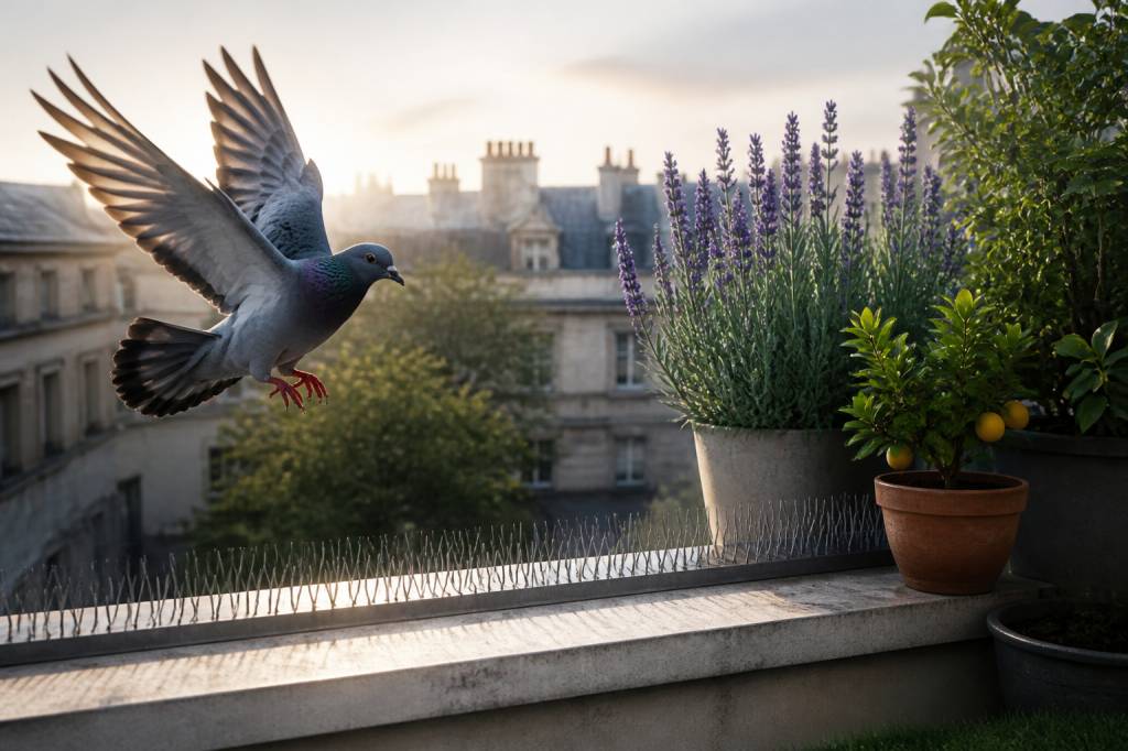Comment faire fuir des pigeons naturellement et durablement