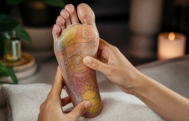 Carte du pied en réflexologie : comprendre les points pour soulager naturellement
