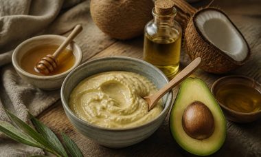 Masque fait maison pour les cheveux secs et abîmés