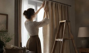 Pose de rideaux à domicile : les astuces de grand-mère pour réussir facilement