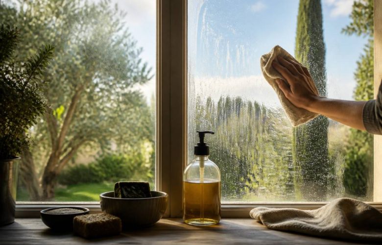 Savon noir vitres : l’astuce naturelle pour des fenêtres impeccables