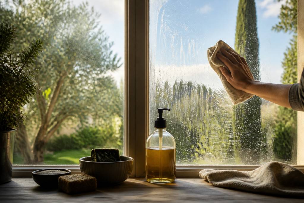 Savon noir vitres : l’astuce naturelle pour des fenêtres impeccables