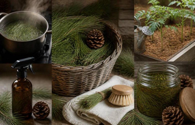 Aiguilles de pin : 7 astuces naturelles et écologiques pour la maison et le jardin