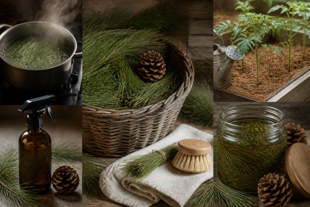 Aiguilles de pin : 7 astuces naturelles et écologiques pour la maison et le jardin