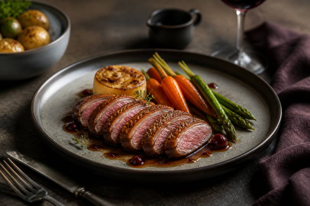 Quel accompagnement avec magret de canard pour un repas savoureux et raffiné ?