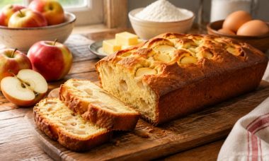 4 quart aux pommes : la recette facile et moelleuse de grand-mère