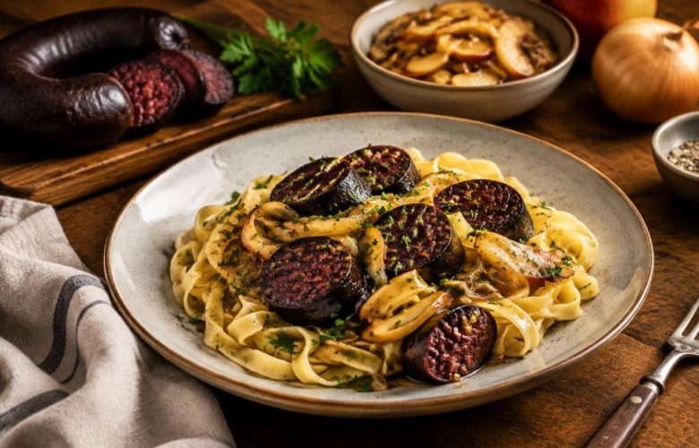 Quel accompagnement pour le boudin noir avec des pâtes ?