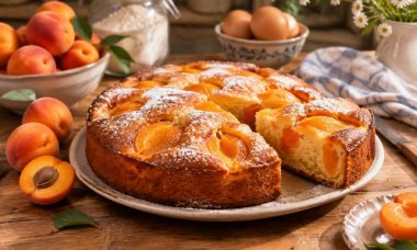 Abricots gâteau : la recette maison facile, moelleuse et économique de grand-mère