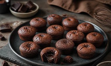 12 mini moelleux au chocolat : la recette facile et fondante pour régaler toute la famille