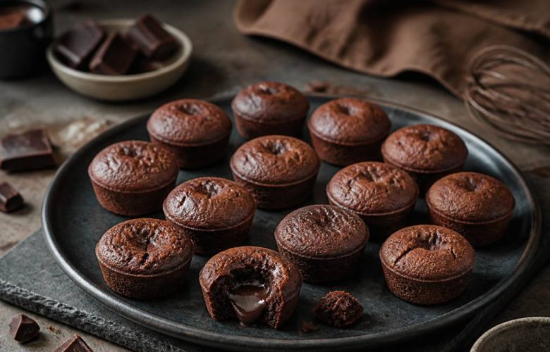 12 mini moelleux au chocolat : la recette facile et fondante pour régaler toute la famille