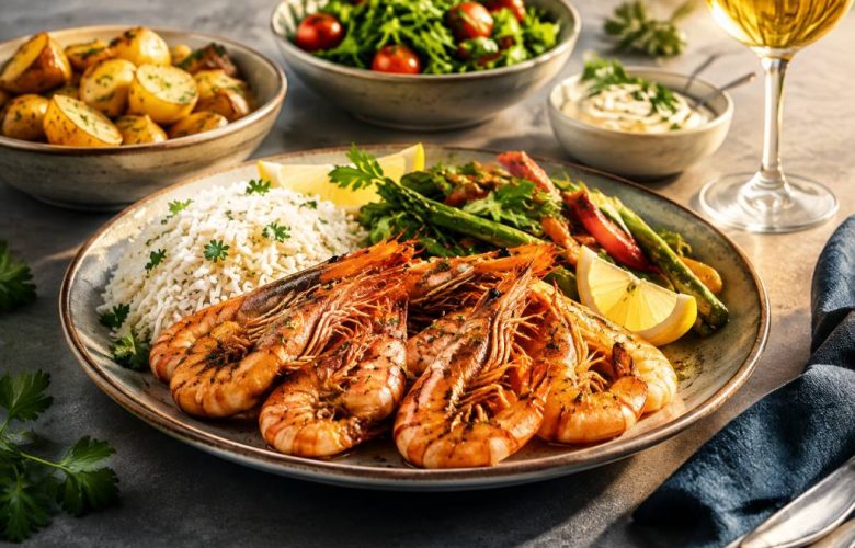 Quel accompagnement avec des gambas pour un repas savoureux ?