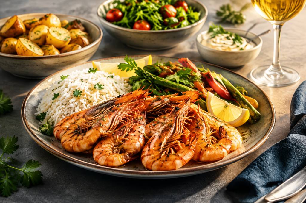 Quel accompagnement avec des gambas pour un repas savoureux ?