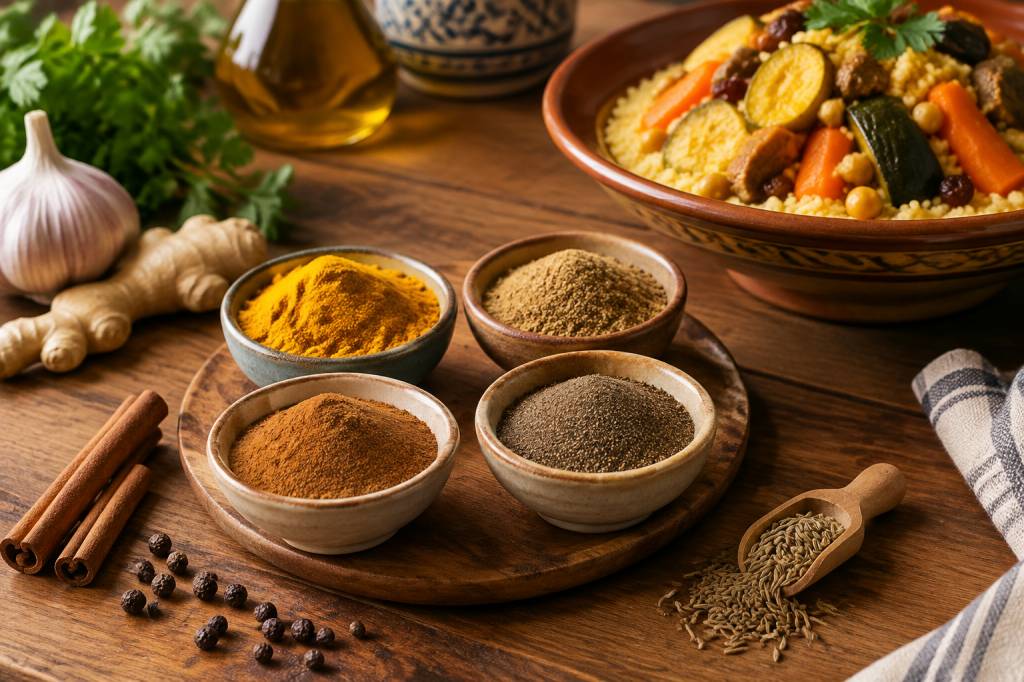 4 épices pour couscous : le mélange maison facile à préparer